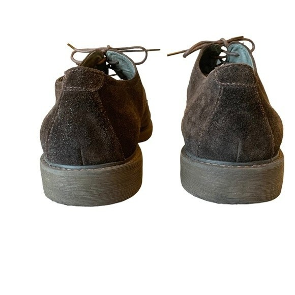 JOSEPH ABBOUD DARK BROWN SUEDE MENS SHOES SIZE 12D GENTLY USED main image 3